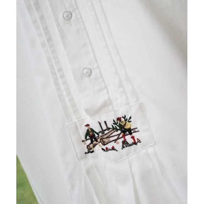 CAMICIA UOMO TIROLESE  TG. 40 Hammerschmid