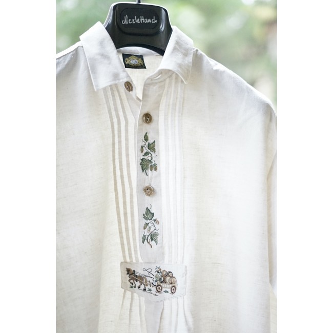 CAMICIA UOMO TIROLESE  TG. 39 Hammerschmid