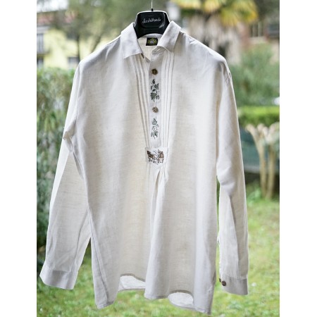 CAMICIA UOMO TIROLESE  TG. 39 Hammerschmid