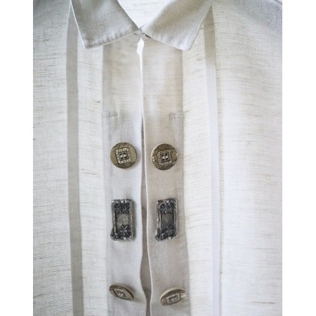 CAMICIA STILE TIROLESE  TG. 44/46 it. Country Line. donna