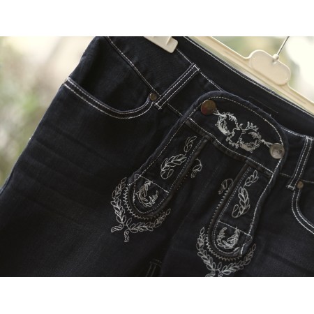 PANTALONI tg. 44 it.  JEANS STILE TIROLESE DONNA