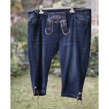PANTALONI tg. 52 it.  JEANS STILE TIROLESE DONNA