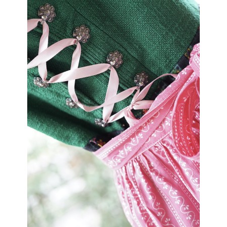 ABITO STILE TIROLESE tg. 36/38 it.  DIRNDL VINTAGE TOSTMANN