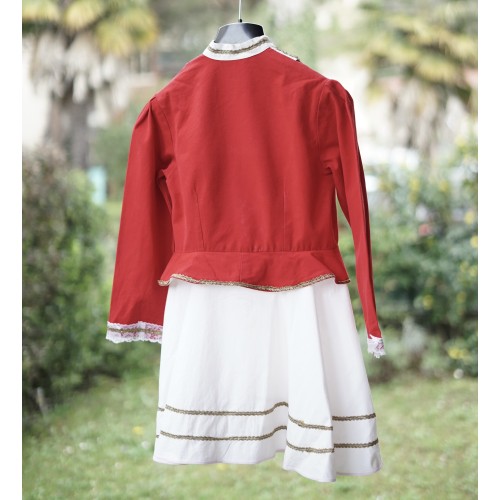 Costume da bambina majorette artigianale vintage 2