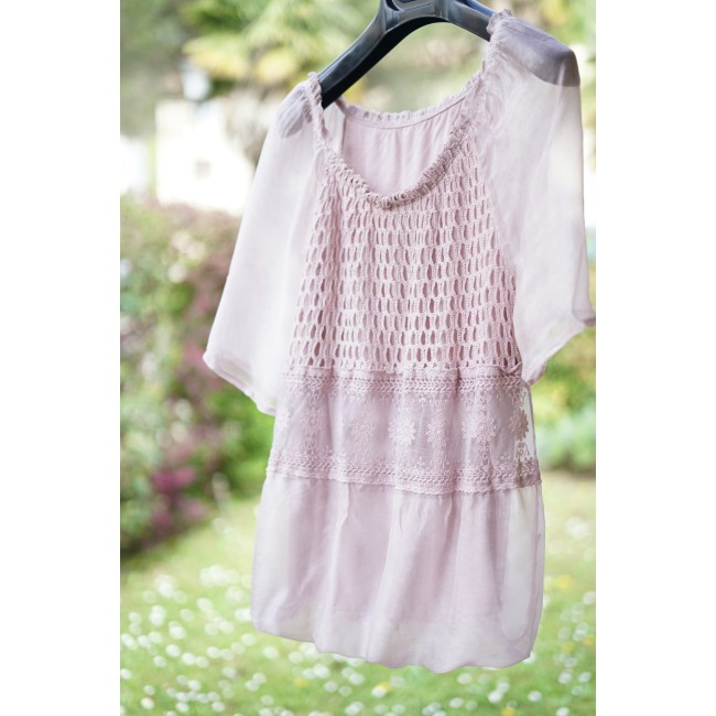 CAMICETTA ROSA  tg.44 it.