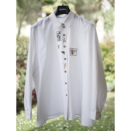 CAMICIA STILE TIROLESE  TG. 4XL / 5XL