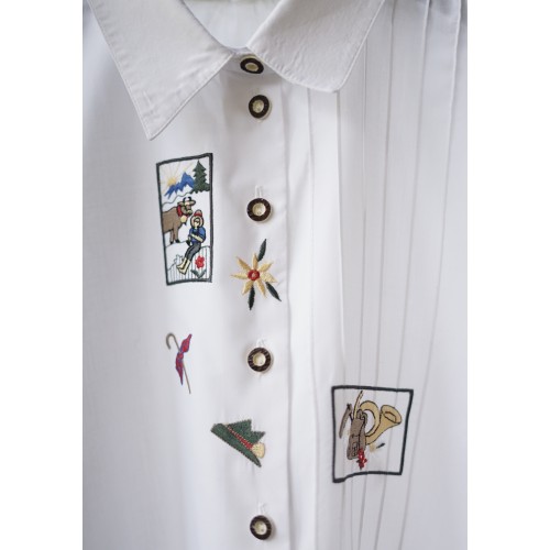 CAMICIA STILE TIROLESE  TG. 4XL / 5XL 2