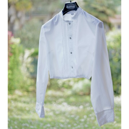 CAMICIA CORTA tg 44/46  italiana STILE TIROLESE