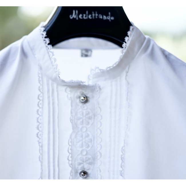 CAMICIA CORTA tg 44/46  italiana STILE TIROLESE