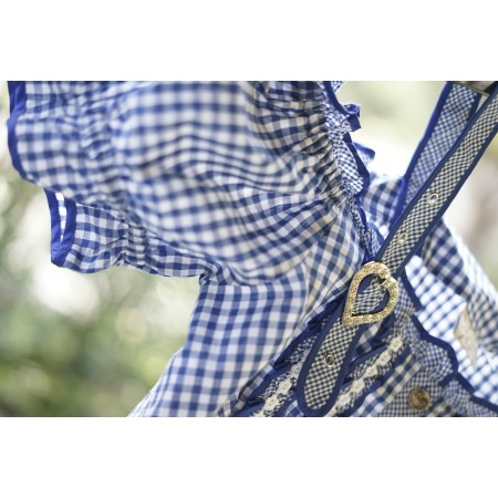 CAMICIA A QUADRETTI TIROLESE  tg 44 it.Landhaus