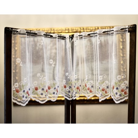 COPPIA TENDINE  IN PIZZO 45x62 cm