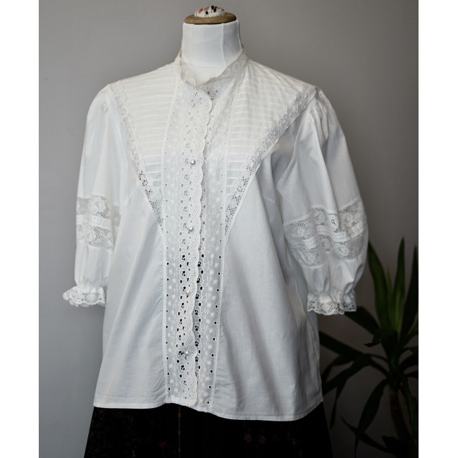 CAMICIA  STILE TIROLESE  TG. 46 it.