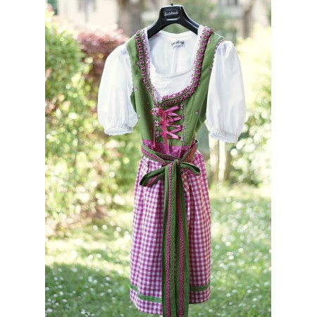 ABITO STILE TIROLESE  tg.44/46 it. Stockenpoint dirndl
