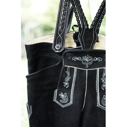 PANTALONI tg. 52 PELLE LEDERHOSEN TIROLESE 2