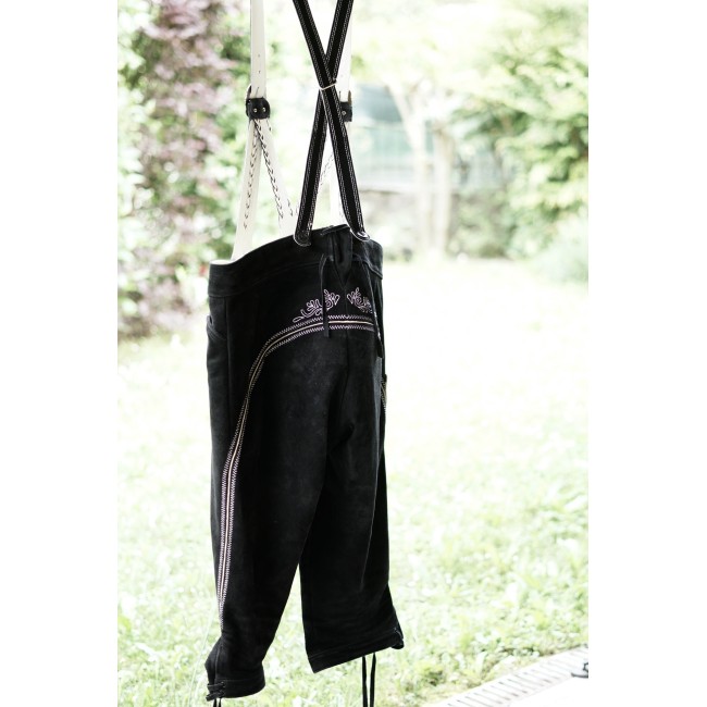 PANTALONI tg. 52 PELLE LEDERHOSEN TIROLESE