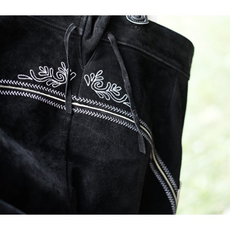 PANTALONI tg. 52 PELLE LEDERHOSEN TIROLESE