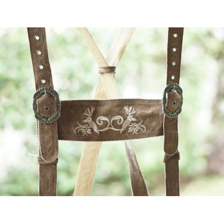 PANTALONI tg. 60 PELLE LEDERHOSEN TIROLESE Landhaus nuovi