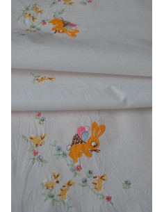 TOVAGLIETTA PASQUALE CON RICAMI  MECCANICI 80x80 cm