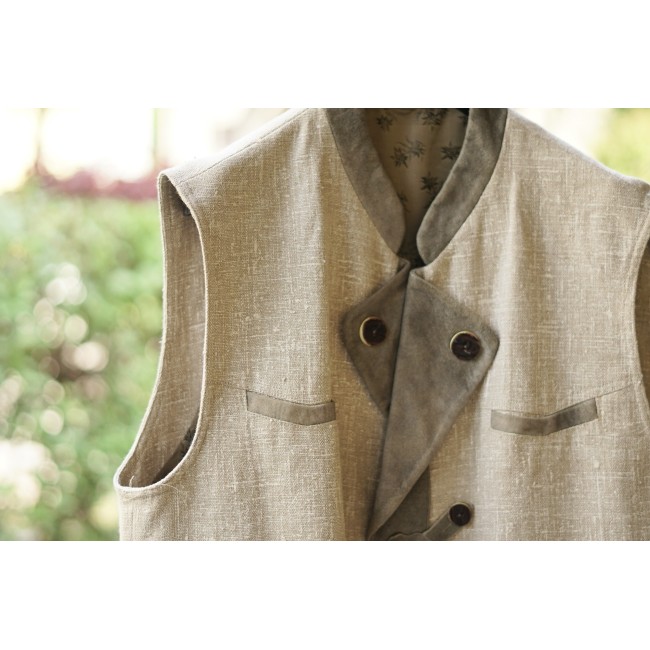 GILET  Tg.56 UOMO TIROLESE LEGGERO Golo