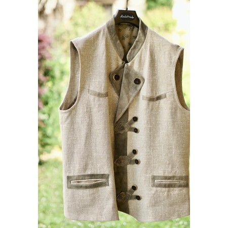 GILET  Tg.56 UOMO TIROLESE LEGGERO Golo