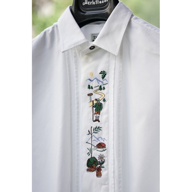 CAMICIA UOMO TIROLESE  TG. 39/40 M Distler
