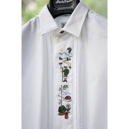 CAMICIA UOMO TIROLESE  TG. 39/40 M Distler
