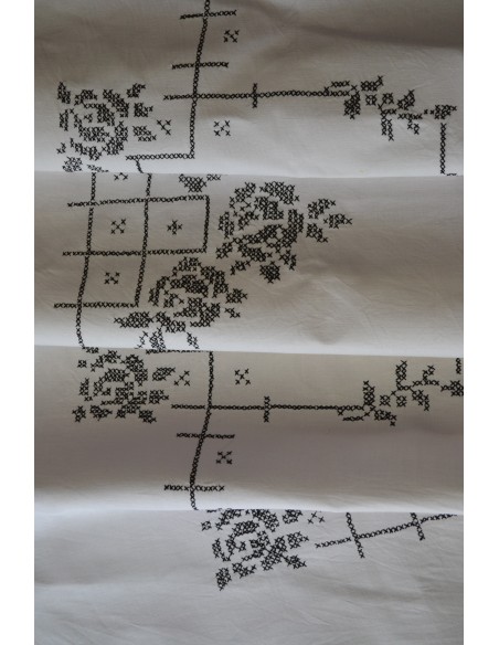 ANTICO  RICAMO / TENDINA  PRIMI '900 140x70cm