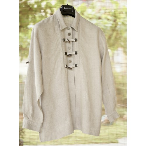 CAMICIA DONNA STILE TIROLESE  TG. 48 it. circa