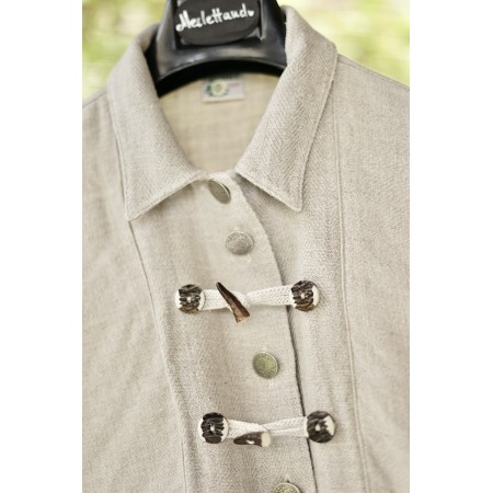 CAMICIA DONNA STILE TIROLESE  TG. 48 it. circa