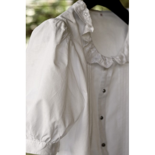 CAMICIA DONNA STILE TIROLESE  TG. 46 it. circa