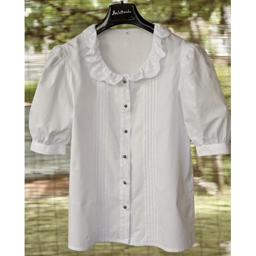 CAMICIA DONNA STILE TIROLESE  TG. 46 it. circa