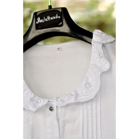 CAMICIA DONNA STILE TIROLESE  TG. 46 it. circa
