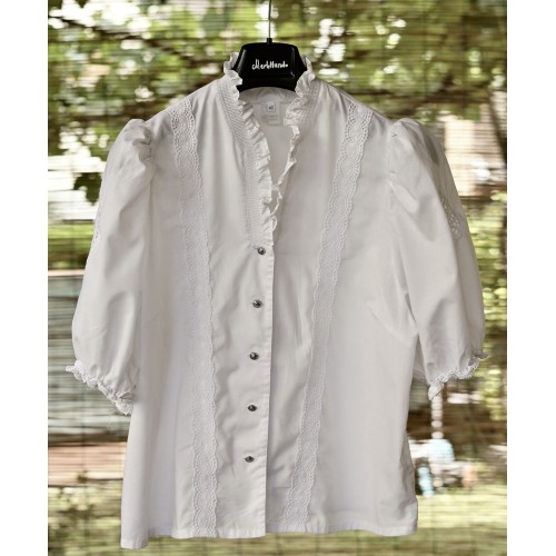 CAMICIA DONNA STILE TIROLESE  TG. 50 it. circa