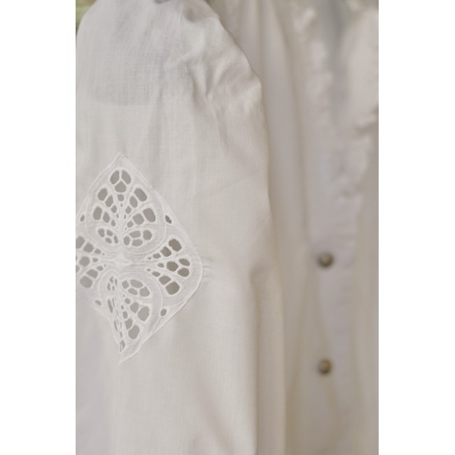 CAMICIA DONNA STILE TIROLESE  TG. 50 it. circa