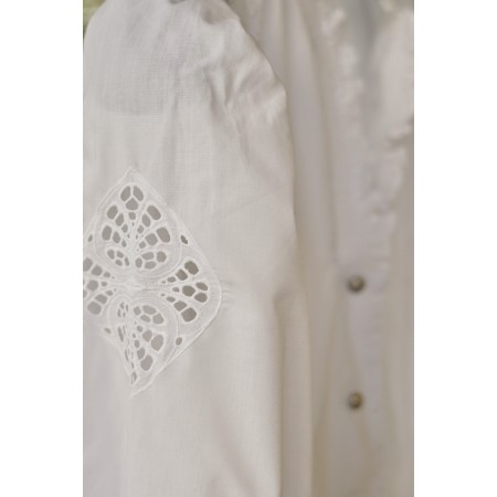CAMICIA DONNA STILE TIROLESE  TG. 50 it. circa