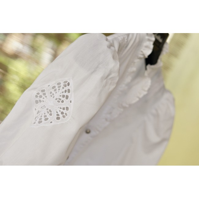 CAMICIA DONNA STILE TIROLESE  TG. 50 it. circa