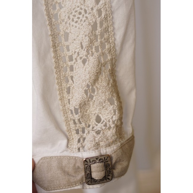 CAMICIA  STILE TIROLESE  TG. 44/46 it. circa