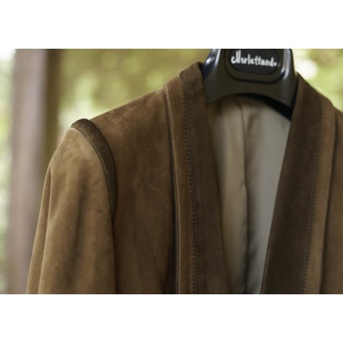 GIACCA PELLE DONNA  tg.42/44 it.  TIROLESE 2