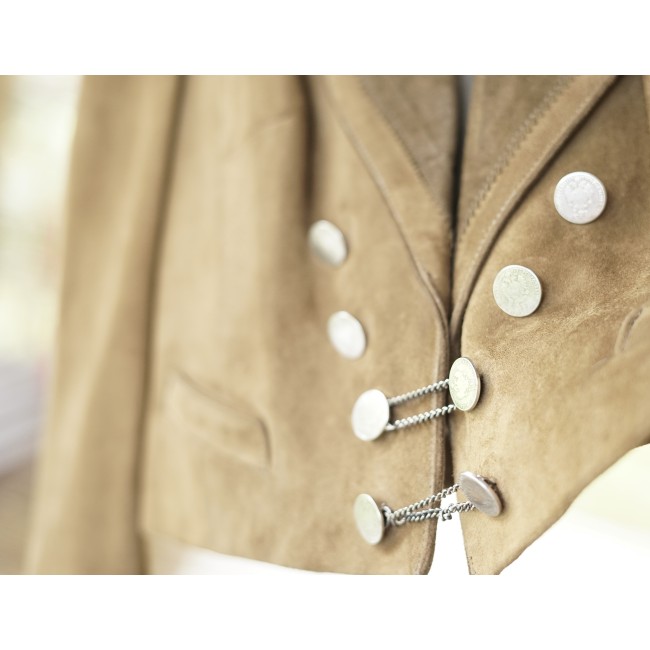 GIACCA PELLE DONNA  tg.42/44 it.  TIROLESE