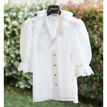 CAMICIA  STILE TIROLESE  TG. 42/44 it. circa Alphorn