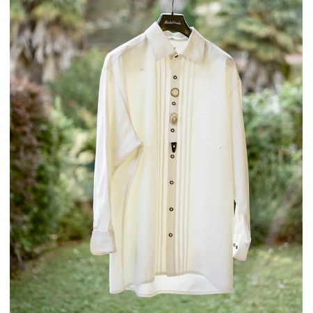 CAMICIA  STILE TIROLESE  TG.42 it. Alpenland
