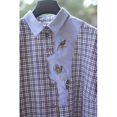 CAMICIA  STILE TIROLESE  TG. 50 it. circa Landhaus