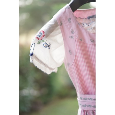 DIRNDL BAMBINA IN STILE TIROLESE   TG. 128 / 6 anni circa
