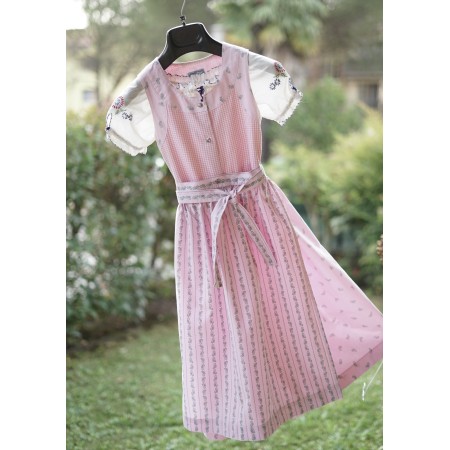 DIRNDL BAMBINA IN STILE TIROLESE   TG. 128 / 6 anni circa