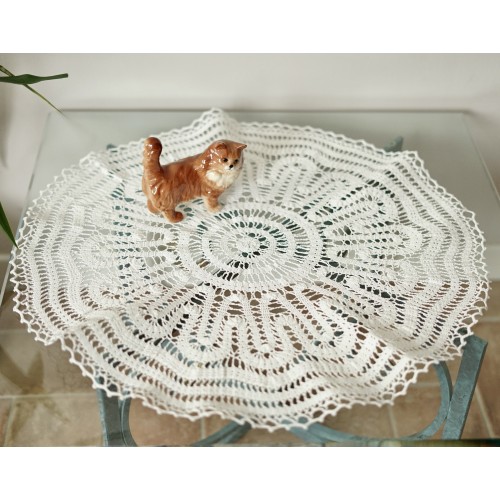 TOVAGLIETTA UNCINETTO  diam. 64 cm ca.