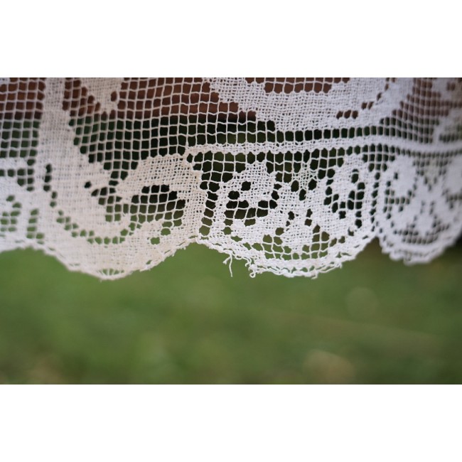 ANTICA TOVAGLIA  IN FILET A RETE 150x150 cm ca.