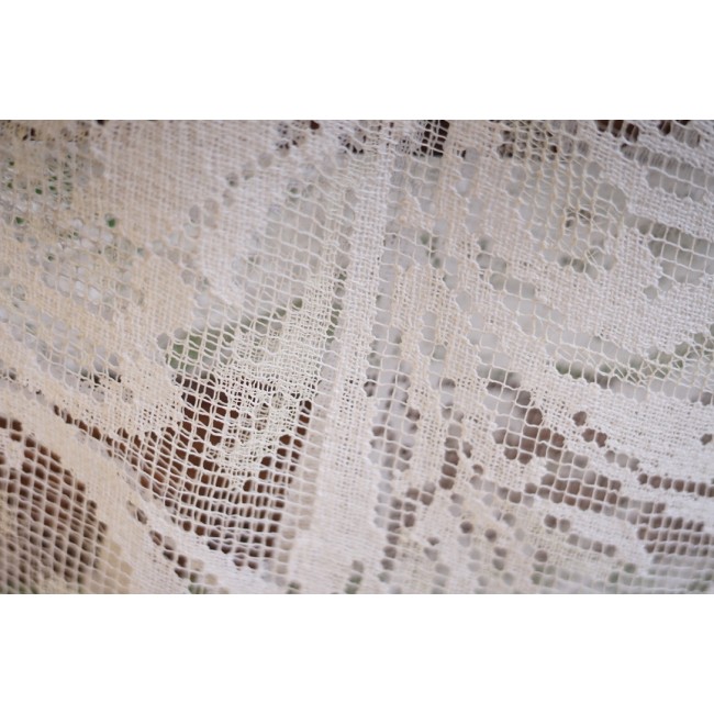 ANTICA TOVAGLIA  IN FILET A RETE 150x150 cm ca.