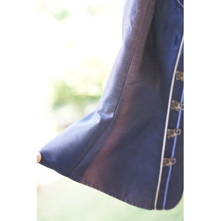 GILET CORPETTO BLU TIROLESE Tg 40 italiana
