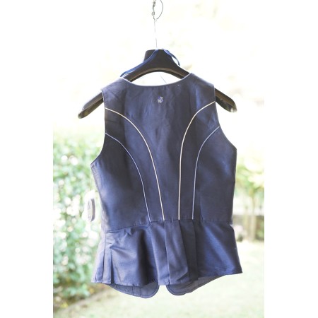 GILET CORPETTO BLU TIROLESE Tg 40 italiana