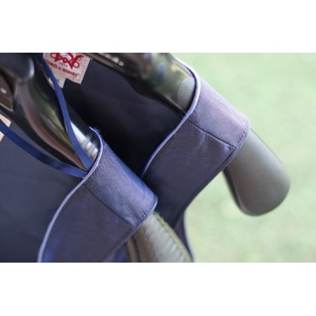 GILET CORPETTO BLU TIROLESE Tg 40 italiana